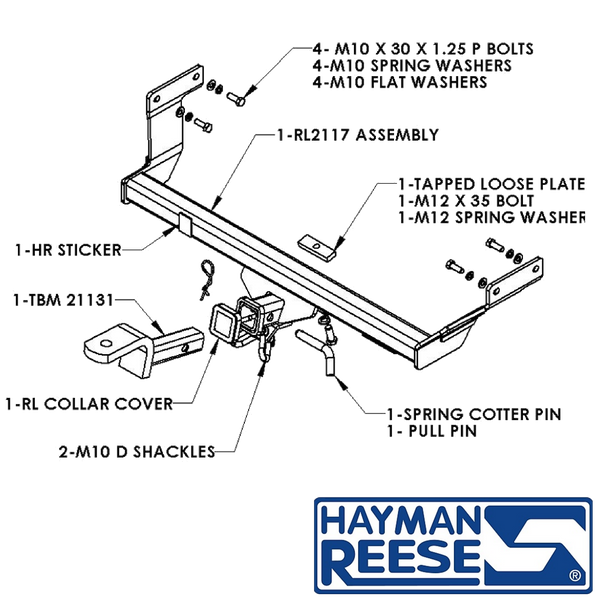 Hyundai Sonata NF Sedan 06/2005 - 12/2010 - Towbar Kit - MEDIUM DUTY ...