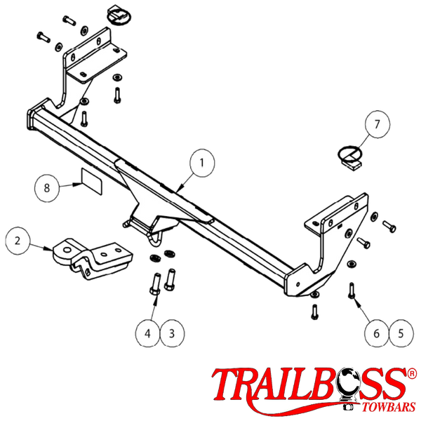 Hyundai i30 Wagon 05/2012 03/2017 Towbar Kit STANDARD DUTY