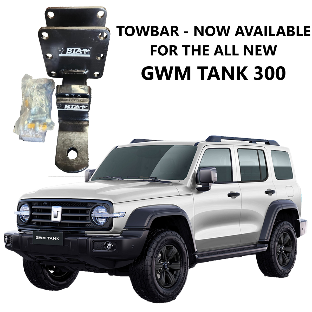 Towbar Now Available for the All New GWM Tank 300