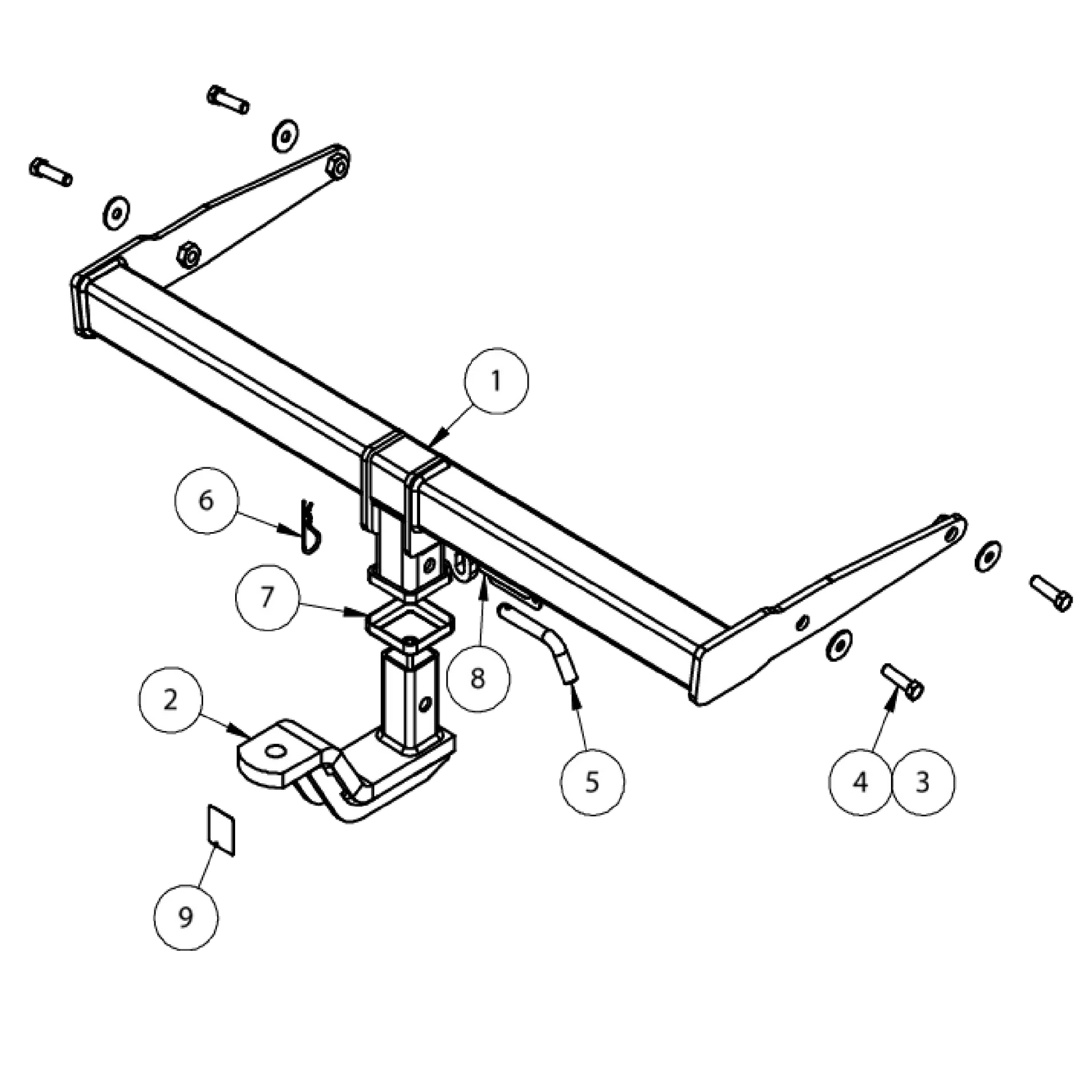 Audi Q3 8U SUV 01/2011 - 07/2018 - Towbar Kit