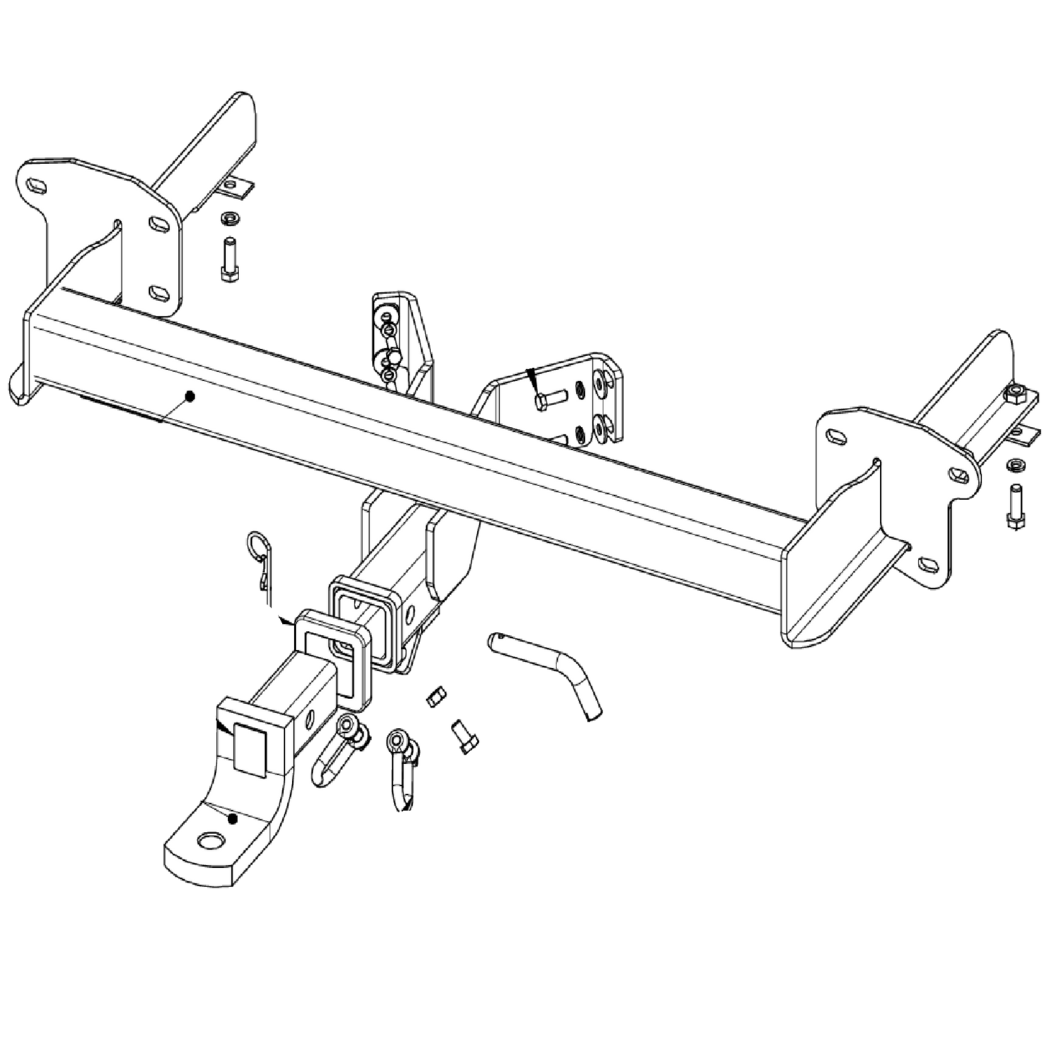 Subaru Tribeca SUV 12/2007 - 01/2014 - Towbar Kit