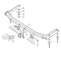 Honda Civic Hatch 06/2012 - 06/2016 - Towbar Kit