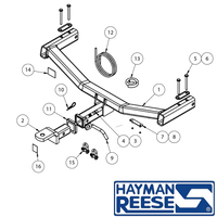 Holden Commodore VF Sedan (Inc SS) 05/2013 - 09/2017 - Towbar Kit