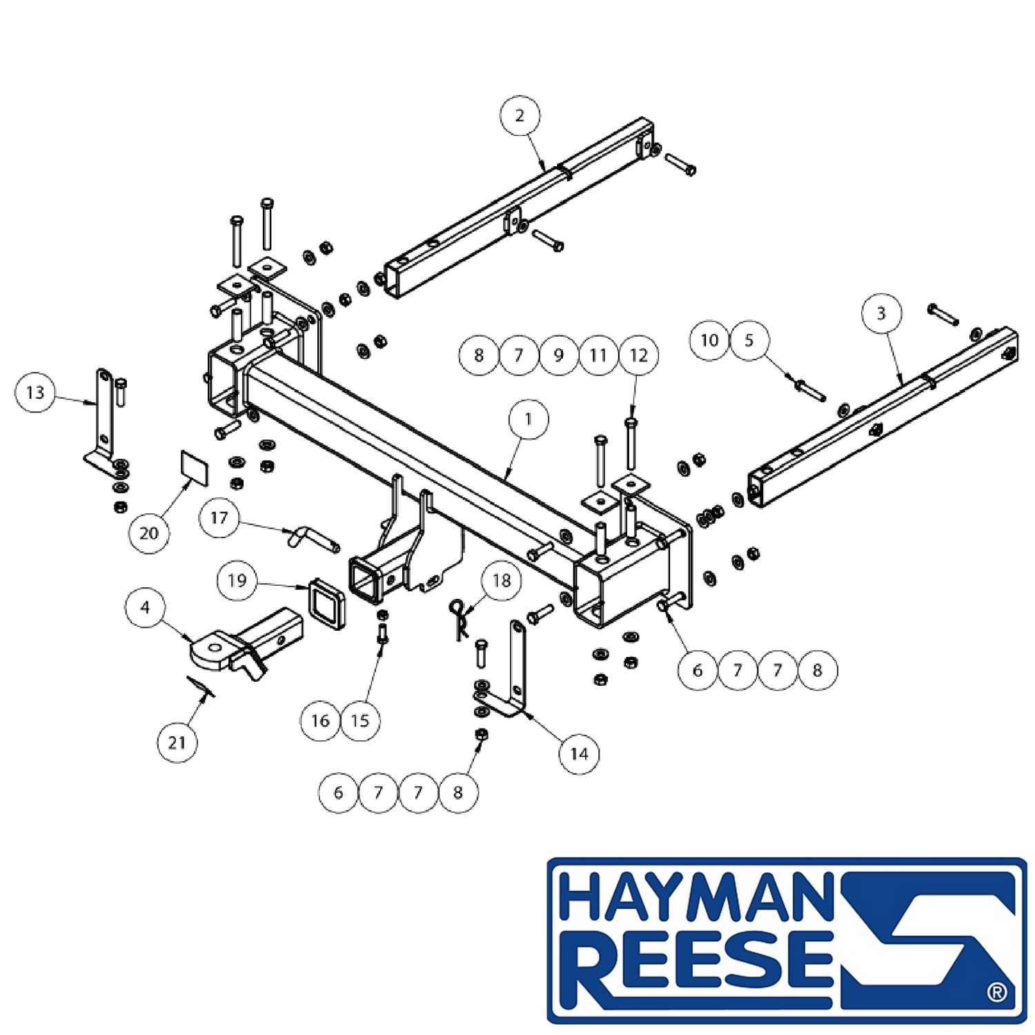 Mercedes-Benz GL X166 SUV 12/2012 - 02/2016  (Not GLE) - Towbar Kit