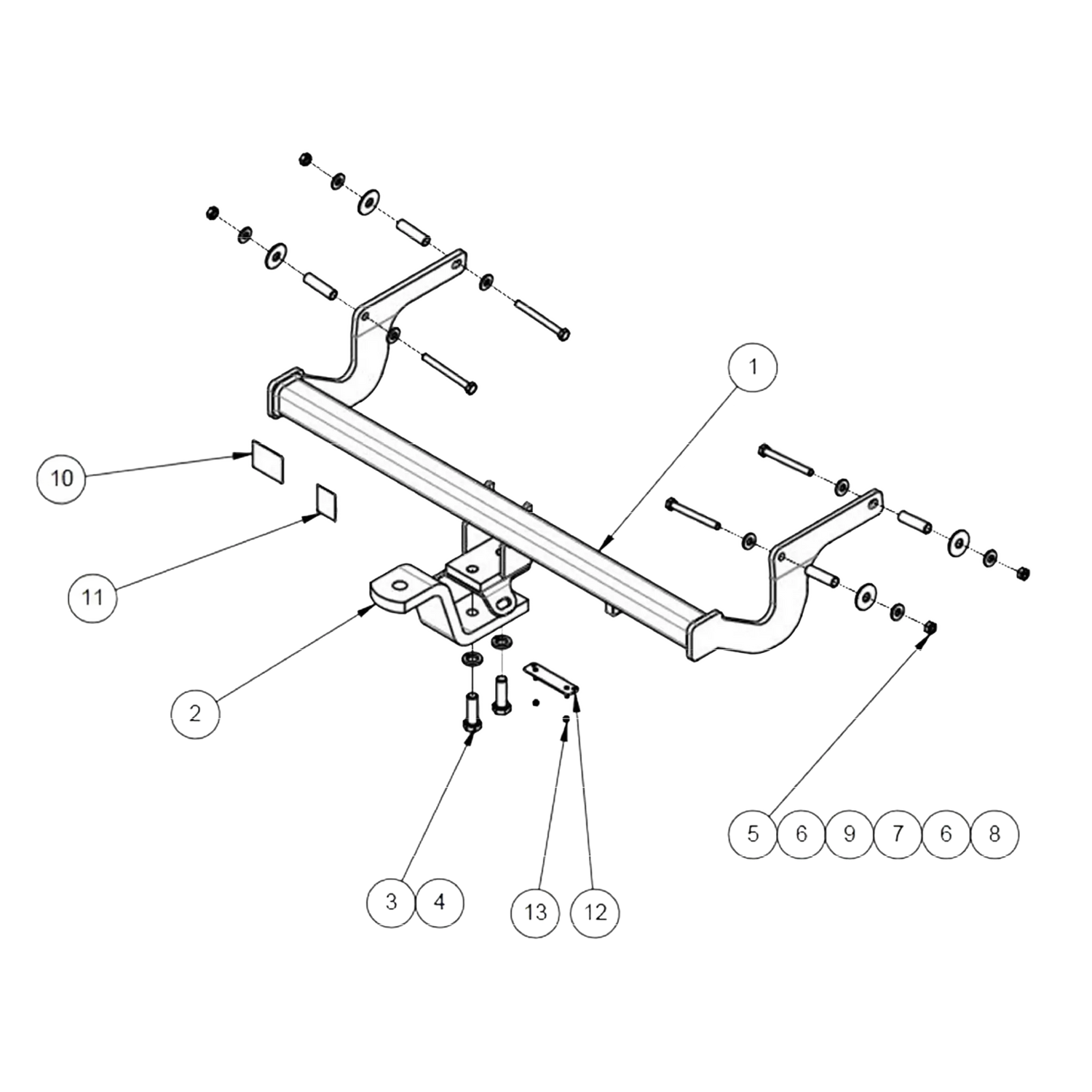 Renault Clio Hatch 09/2013 - On - Towbar Kit