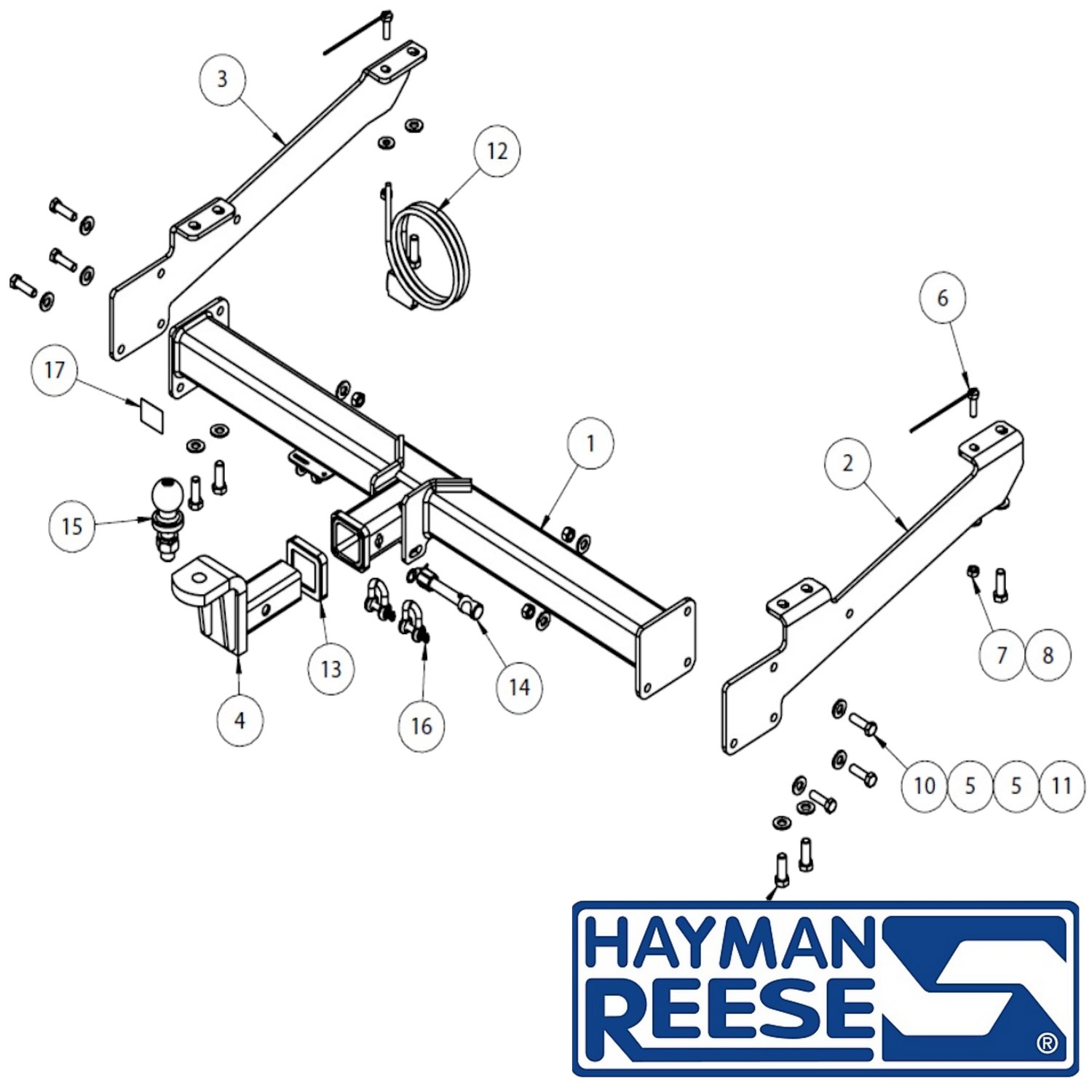 Renault Trafic X82 Van 01/2015 - On - Towbar Kit