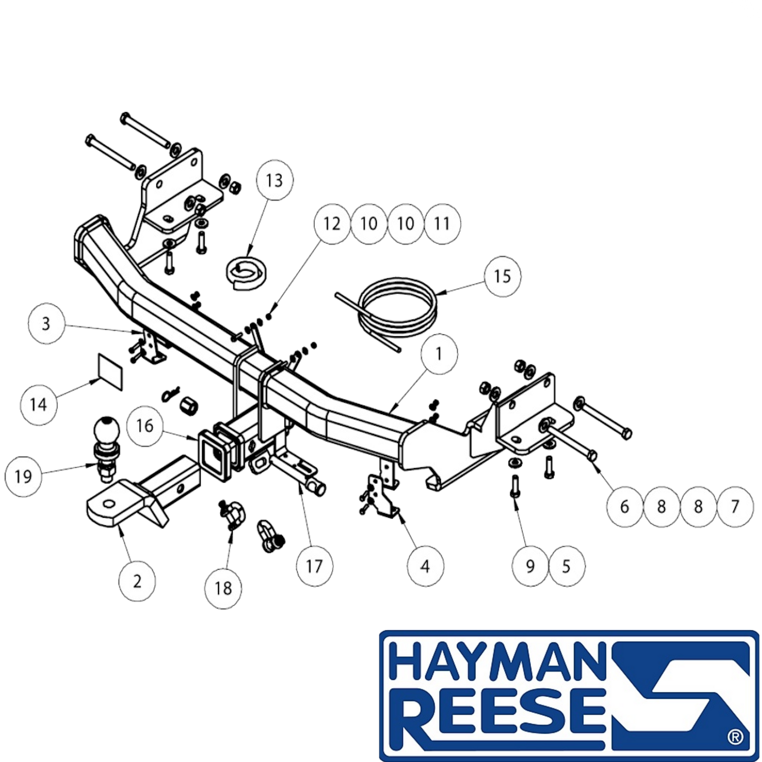 Hyundai Santa Fe DM3 SUV 10/2015 - 03/2018 - Towbar Kit