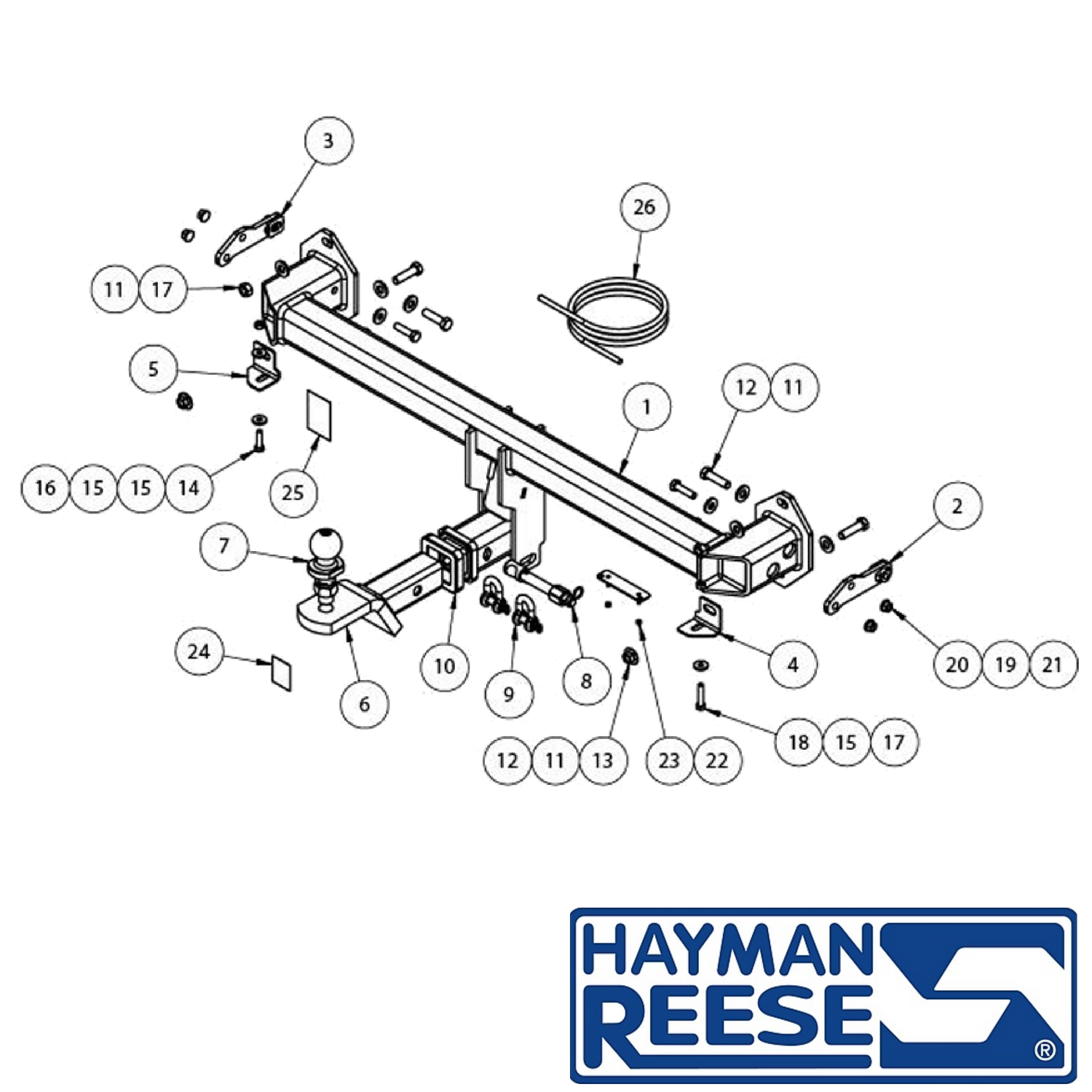 Mercedes-Benz GLC X253 Inc AMG SUV 06/2015 - 12/2022 - Towbar Kit