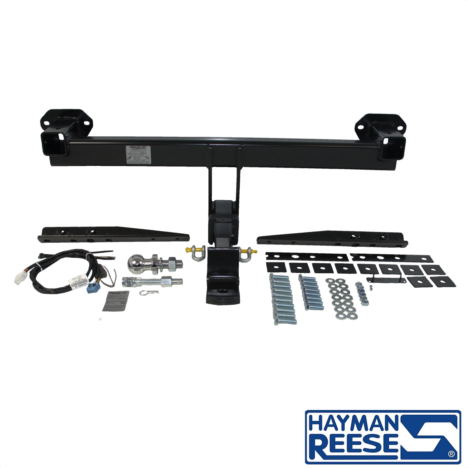 Towbar kit with hardware components