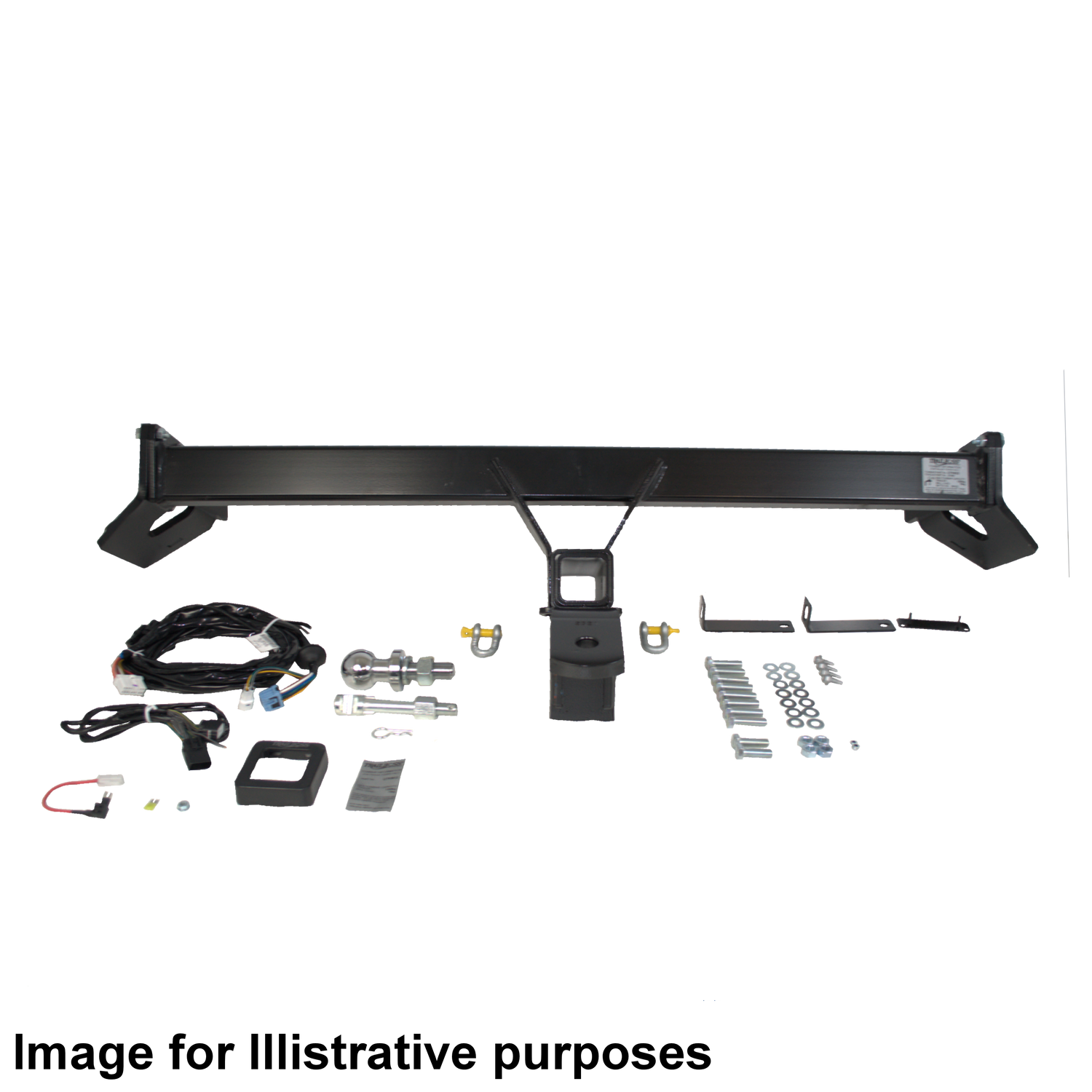 Mercedes-Benz Sprinter FWD Van With Bumper 06/2018 - On (SWB MWB with rear spring hanger at very rear of chassis rail) - Towbar Kit