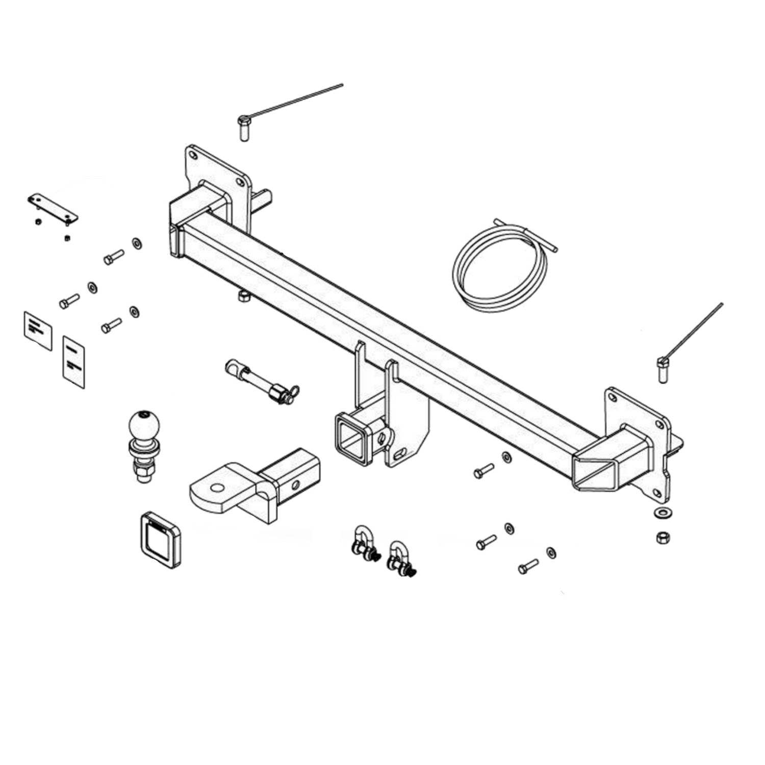MG HS SUV 10/2019 - 12/2024 - Towbar Kit