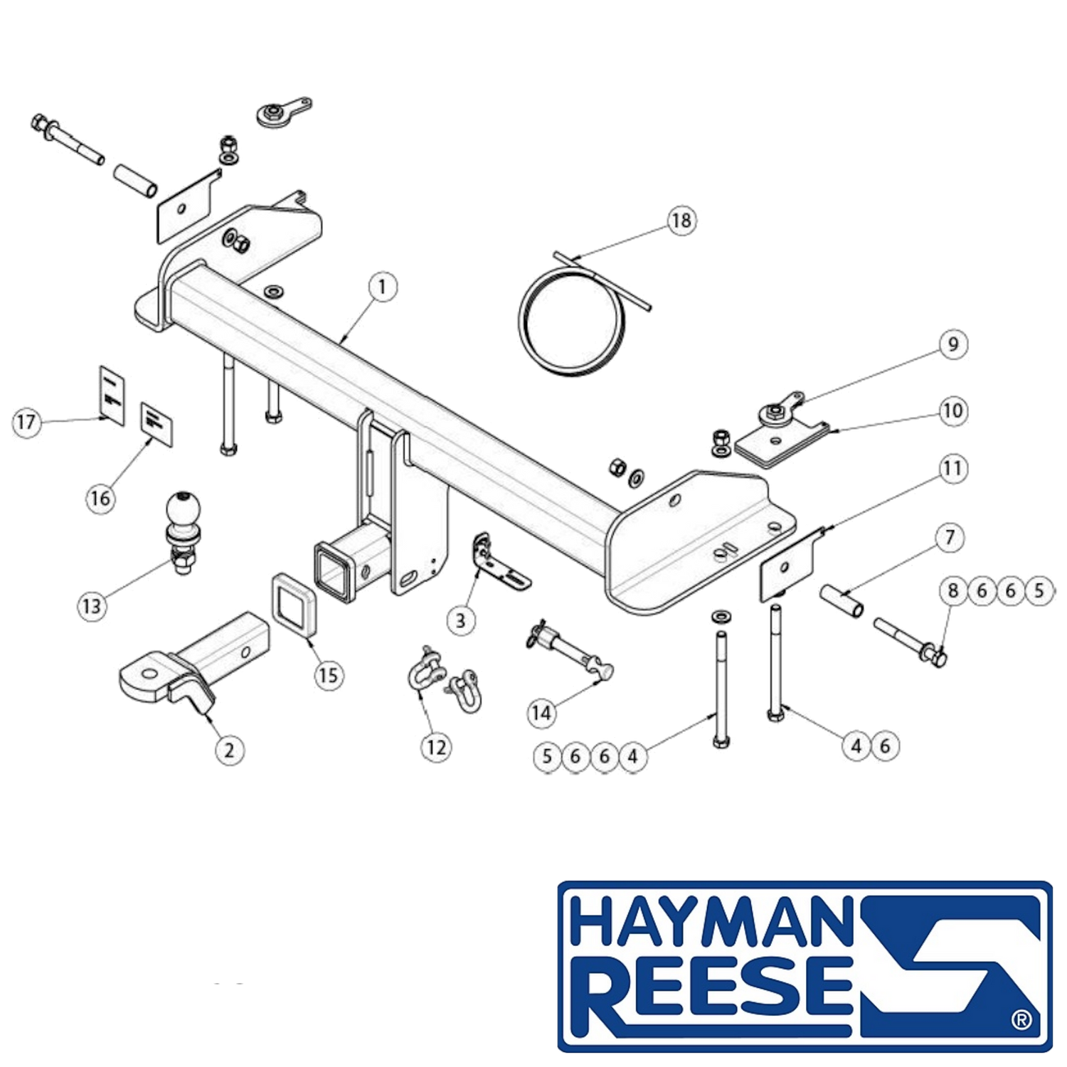 SsangYong Musso Q200 & Q201 Tub Body (LWB Only) 01/2019 - On - Towbar Kit