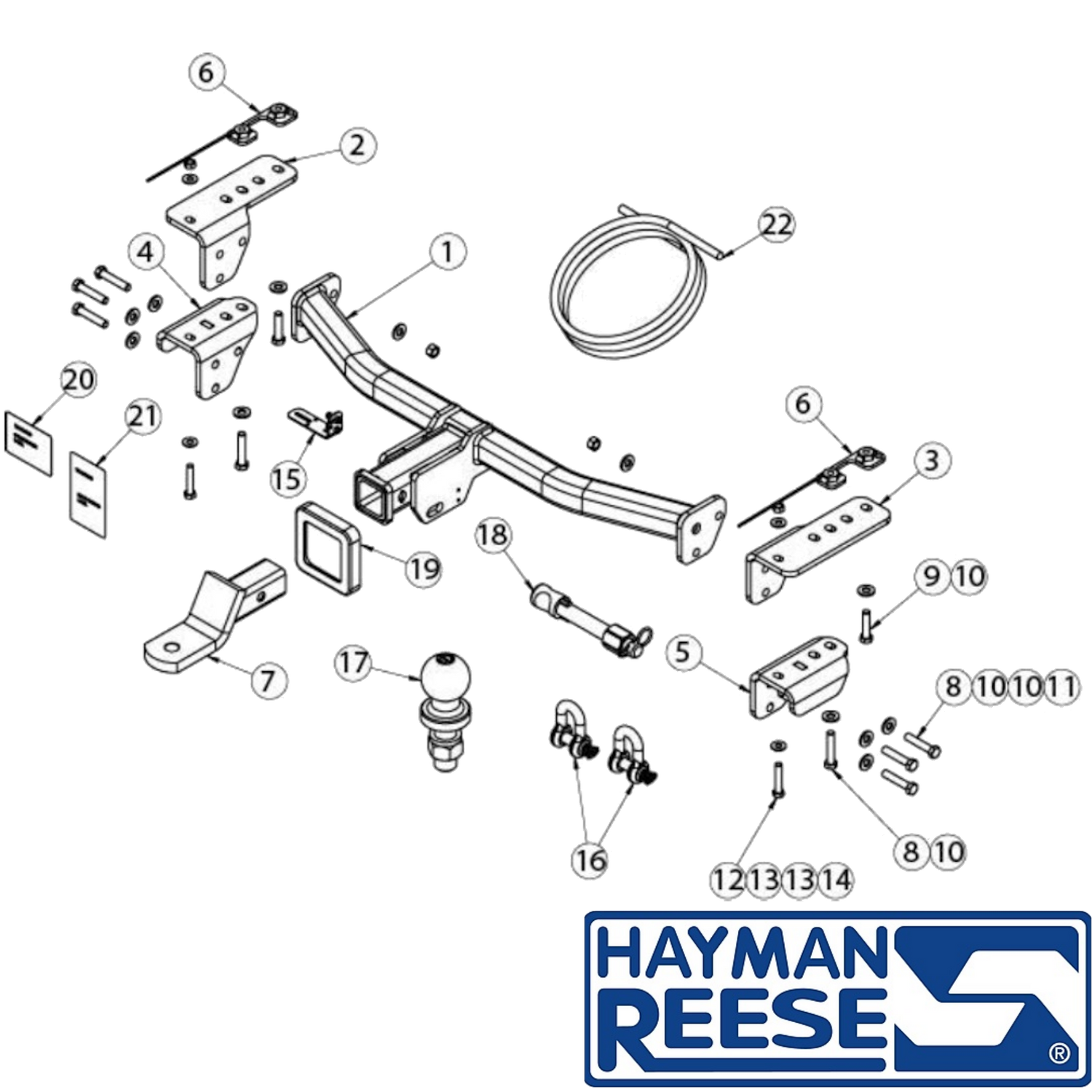 Haval H6 B01 SUV (Does not fit GT) 02/2021 - 05/2025 - Towbar Kit