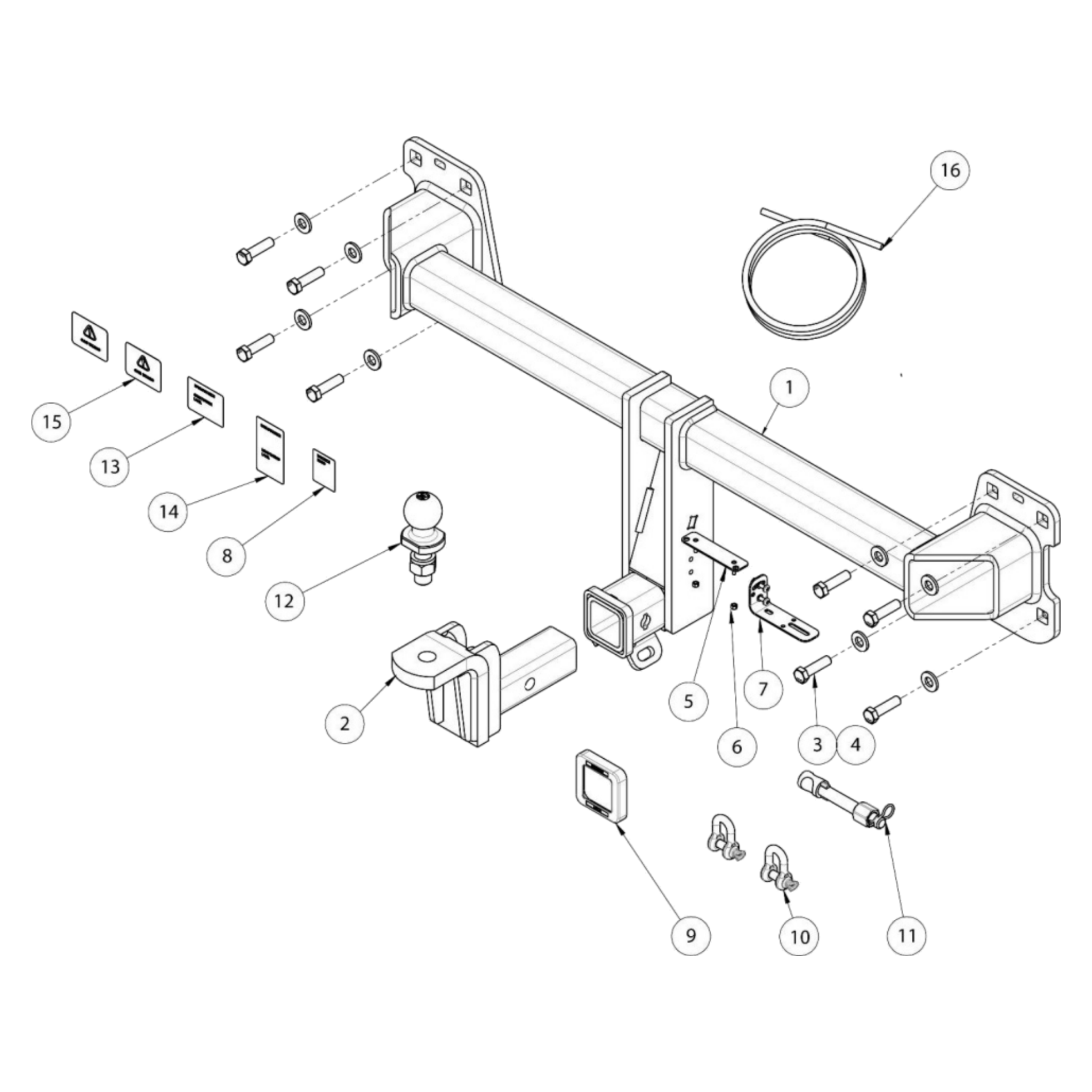 Audi Q7 SUV 06/2015 - On - Towbar Kit