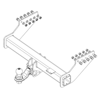 Truck Towbar Kit 4500 kg (Receiver under cross beam) - Towbar Kit