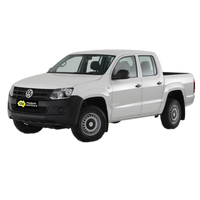 White Volkswagen truck on a white background