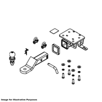Illustrative diagram of mechanical parts on a white background