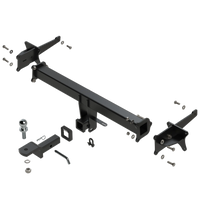 Exploded view of towbar components