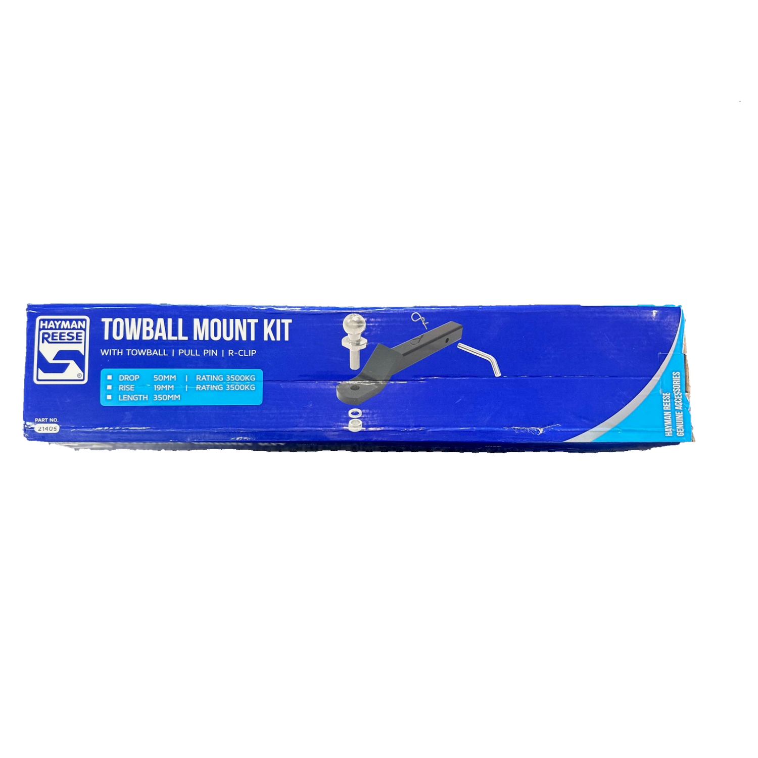 Ballmount Kit 50mm Drop, 19mm Rise, 350mm Long - 3500kg Hayman Reese