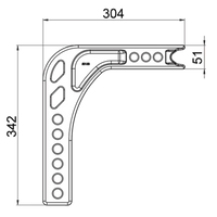 Drop Shank - Adjustable Ballmount (Cast) - 160mm Drop