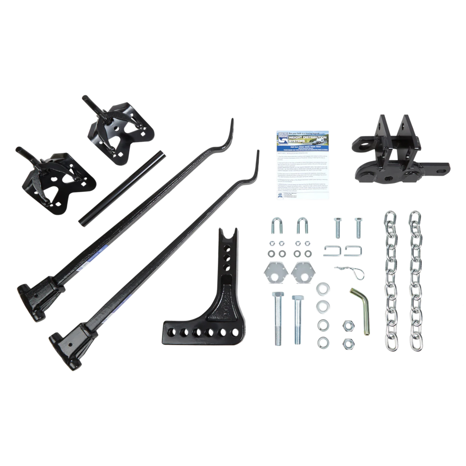 Hayman Reese 600lb Medium Duty Weight Distribution Kit with Truncated 28" Spring Arms