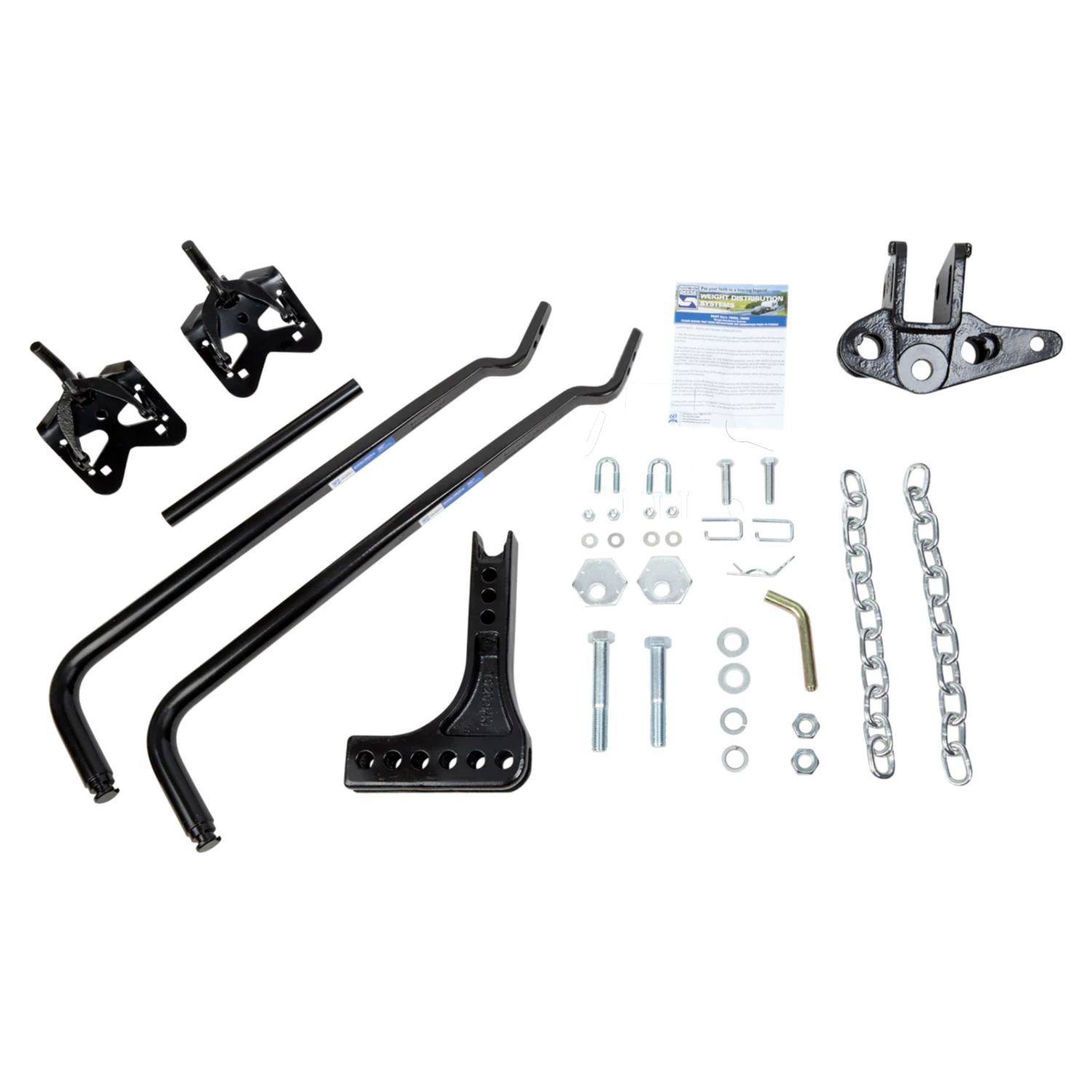 Hayman Reese 800lb Heavy Duty Weight Distribution Kit with Round 30" Spring Arms / Suits 6" A Frame