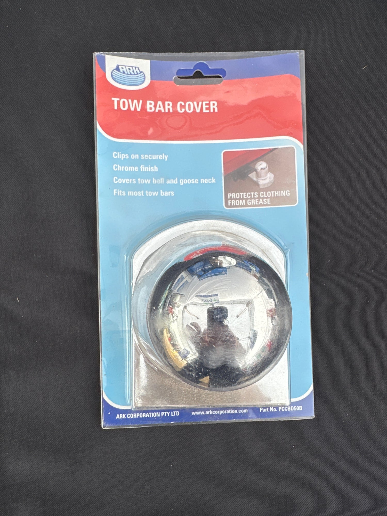 Towbar Cover Chrome Finish