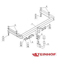 Audi A6 Sedan 04/2004 - 02/2011 - Towbar Kit