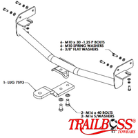 Mitsubishi Lancer CG CH Sedan 08/2002 - 09/2007 - Towbar Kit