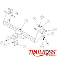 Mitsubishi Lancer CJ Sportsback 10/2007 - 09/2011 (Not Rallyart) - Towbar Kit