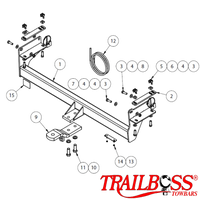 Nissan Qashqai SUV 07/2014 - 08/2017 - Towbar Kit