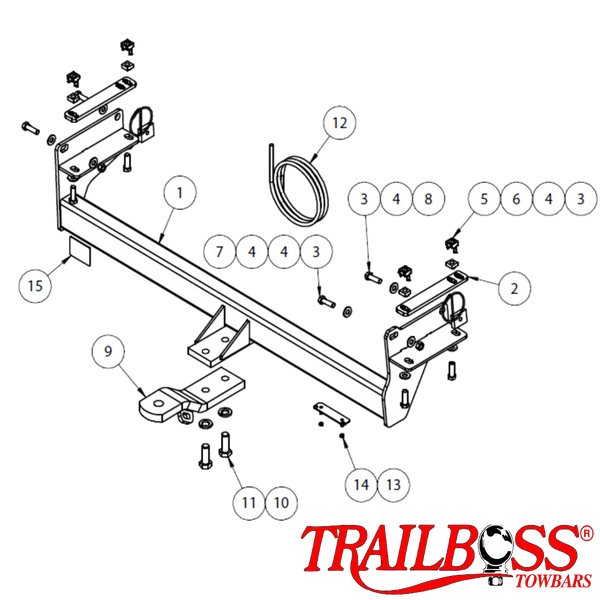 Nissan Qashqai SUV 07/2014 - 08/2017 - Towbar Kit