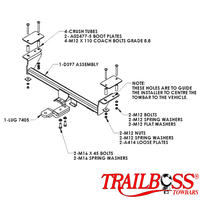Nissan Dualis J10 SUV (Not +2) 10/2007 - 07/2014 - Towbar Kit