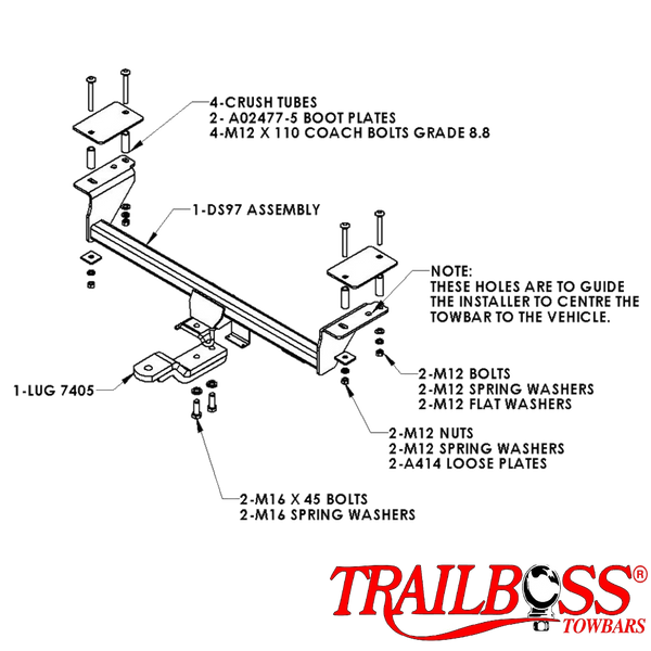 Nissan Dualis J10 SUV (Not +2) 10/2007 - 07/2014 - Towbar Kit