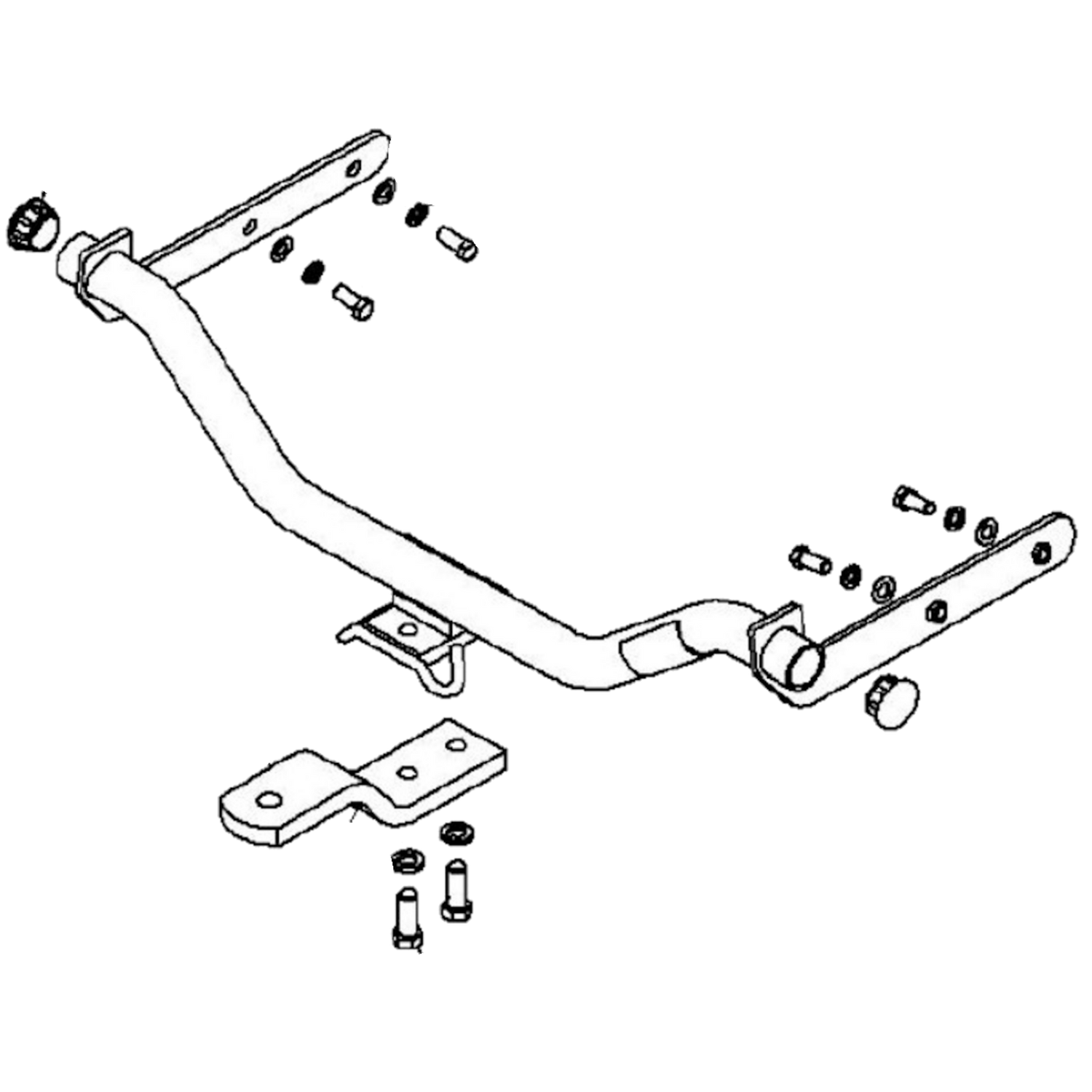 Ford Focus Hatch 09/2002 - 04/2005 (Not XR series) - Towbar Kit