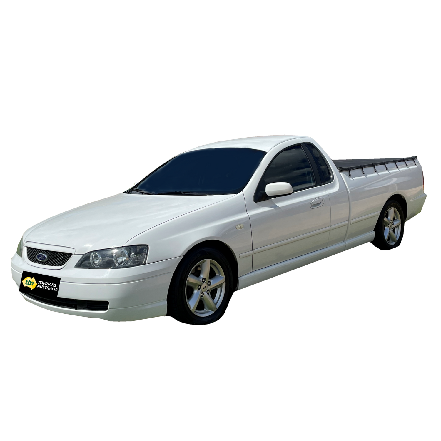 White Ford Falcon Ute