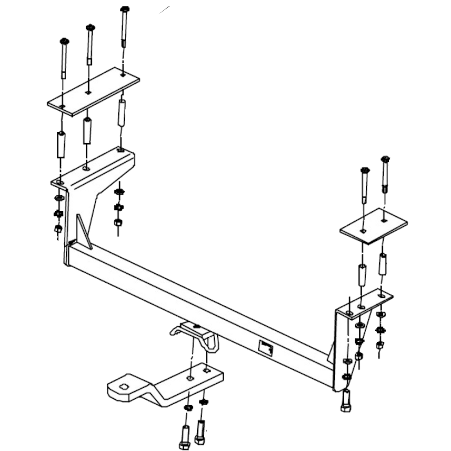 Holden Commodore VG-VS Tub Body 01/1990 - 12/2000 - Towbar Kit