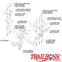 Holden Commodore VU-VZ (Inc S, SS) Tub Body 01/2001 - 09/2007 - Towbar Kit