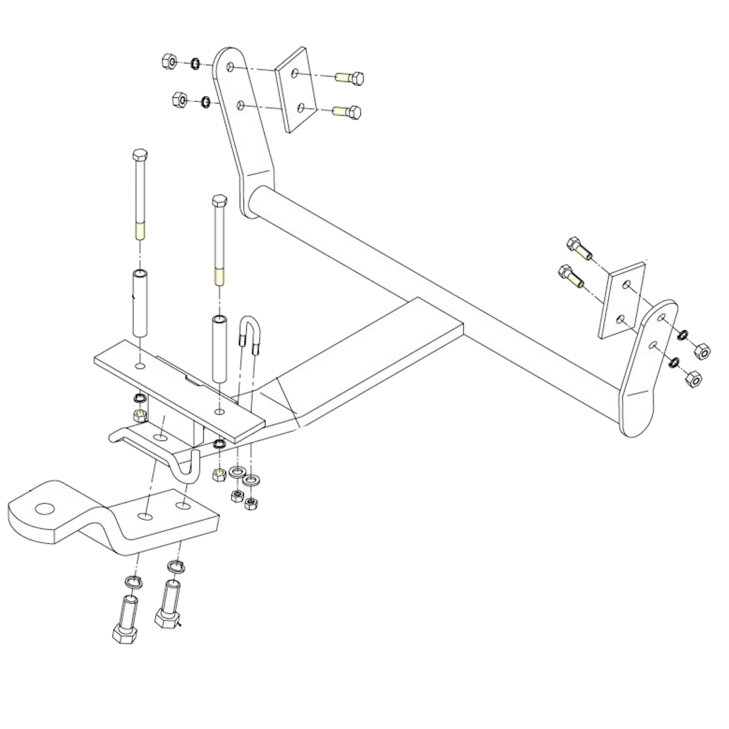 Honda Accord Sedan 12/1997 - 05/2003 - Towbar Kit