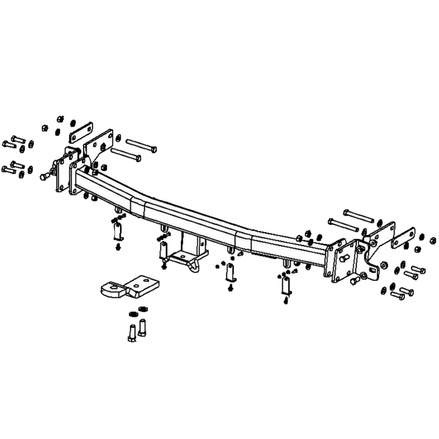 Hyundai Santa Fe SUV 06/2006 - 01/2010 - Towbar Kit