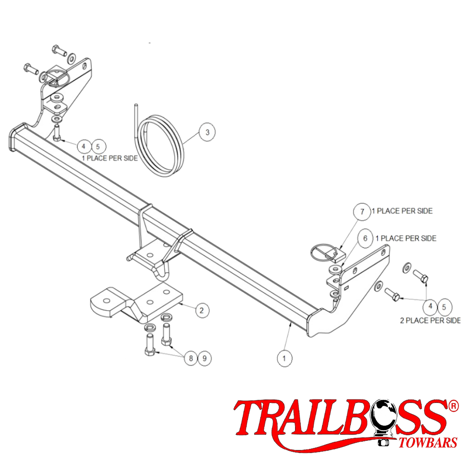 Hyundai Accent RB Hatch 08/2011 - 03/2020 - Towbar Kit