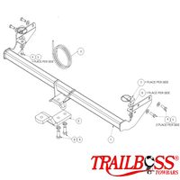 Hyundai Accent RB Hatch 08/2011 - 03/2020 - Towbar Kit