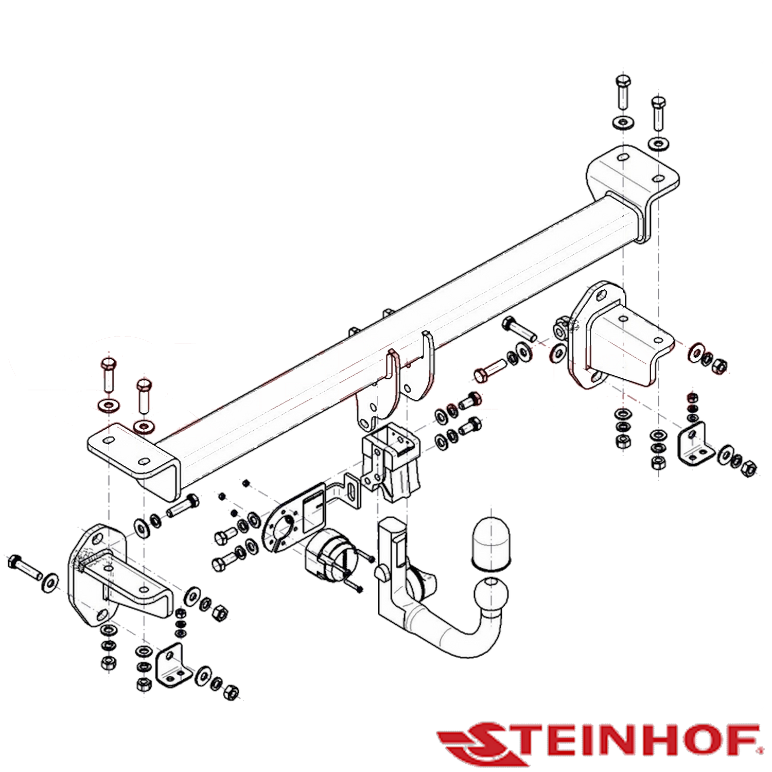 Mercedes-Benz GLC X253 SUV 09/2015 - 12/2022 - Towbar Kit