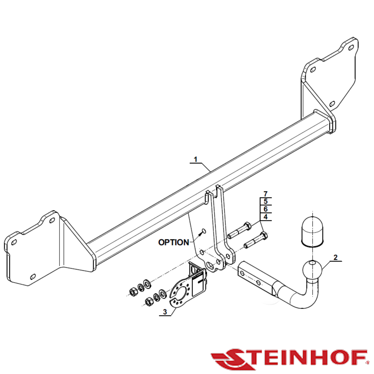Mini Coooper Countryman Hatch 01/2010 - 12/2016 - Towbar Kit