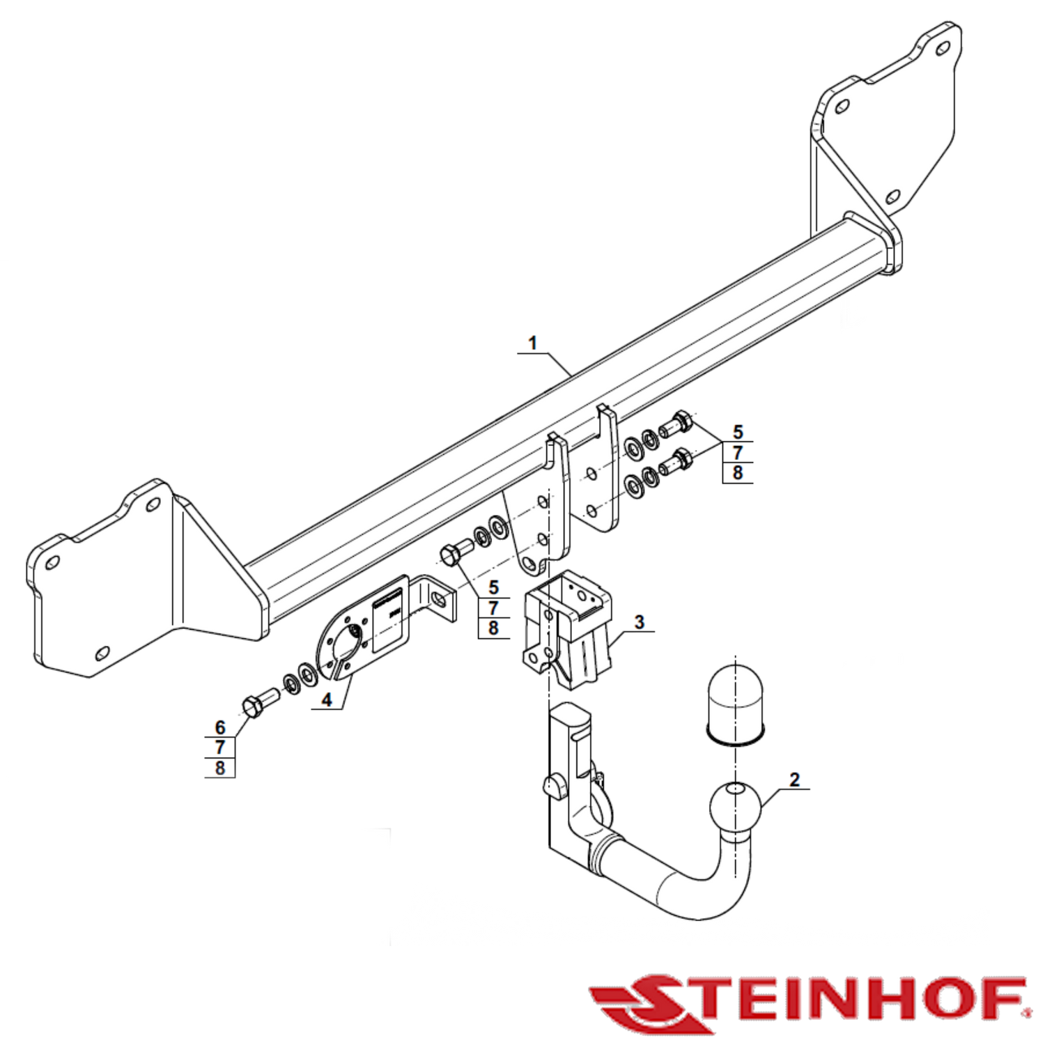 Mini Coooper Countryman Hatch 01/2010 - 12/2016 - Towbar Kit
