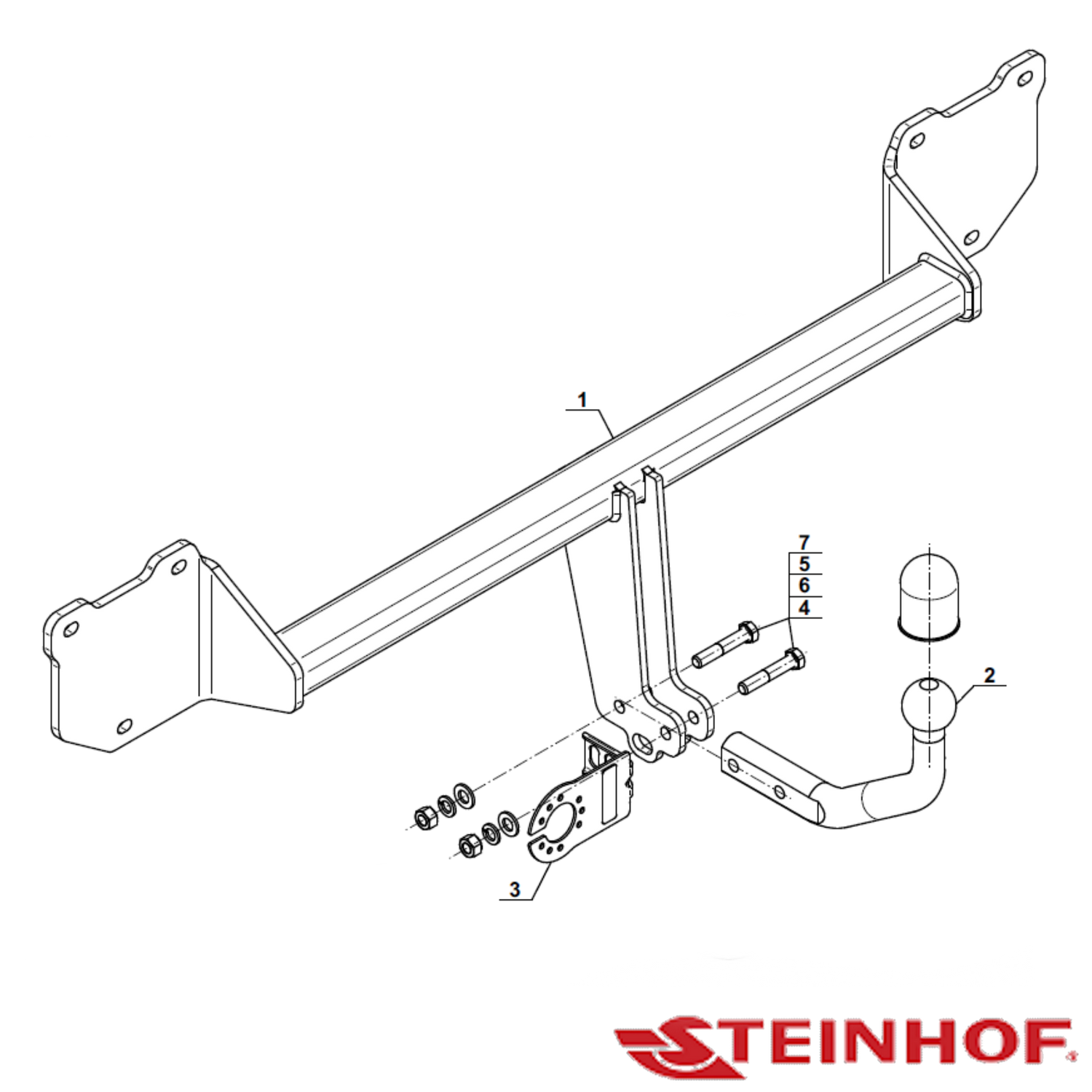Mini Coooper Countryman S / SD Hatch 01/2010 - On - Towbar Kit
