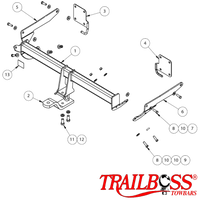 Mazda 3 BN BM Sedan 12/2013 - 03/2019 - Towbar Kit