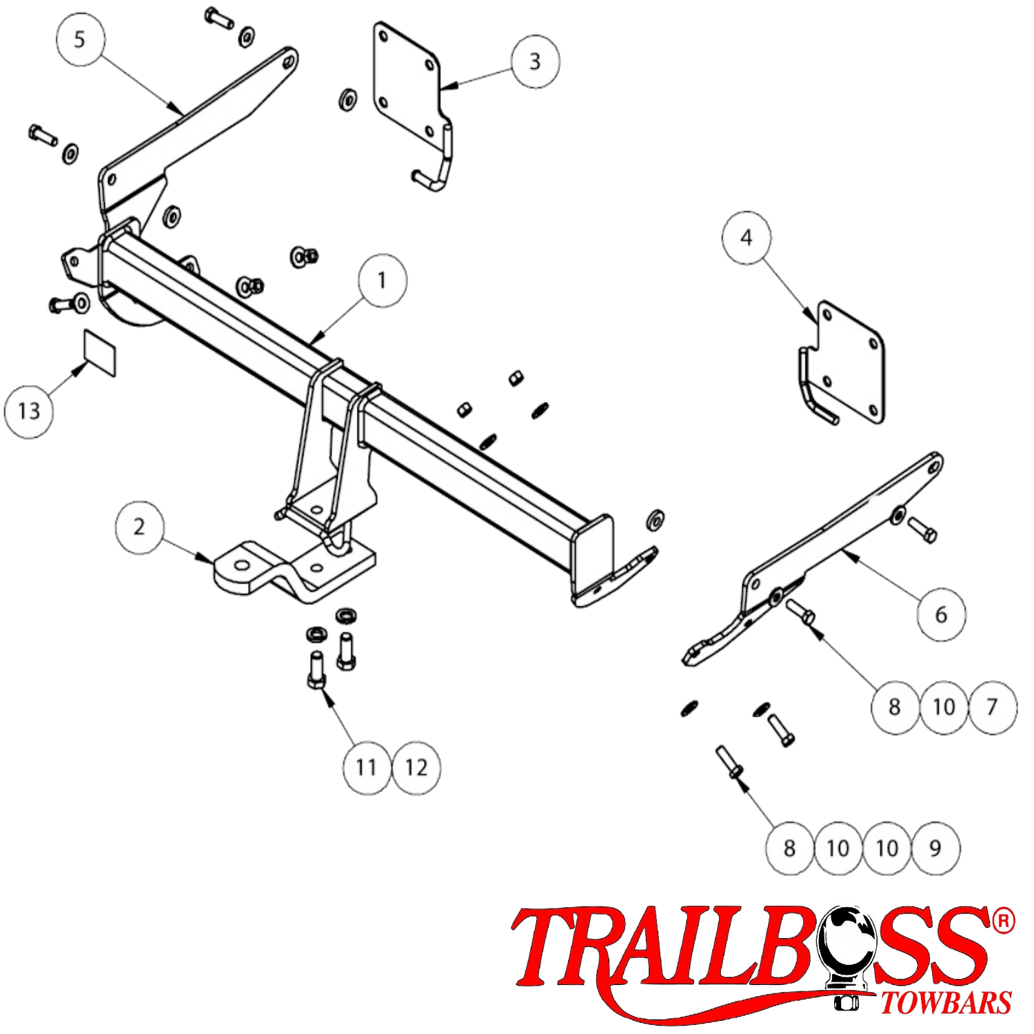 Mazda 3 BN BM Hatch 11/2013 - 03/2019 - Towbar Kit