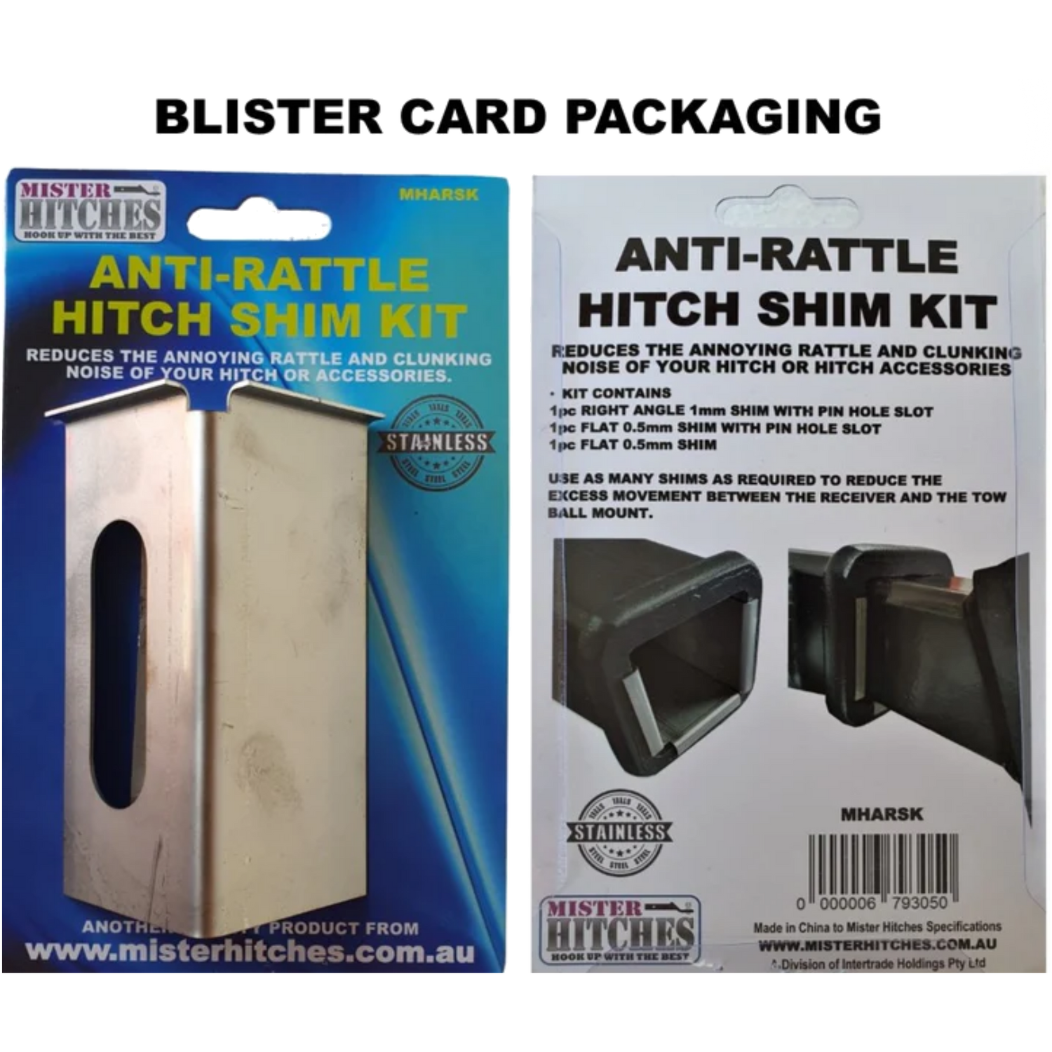 Anti-Rattle Hitch Shim Kit