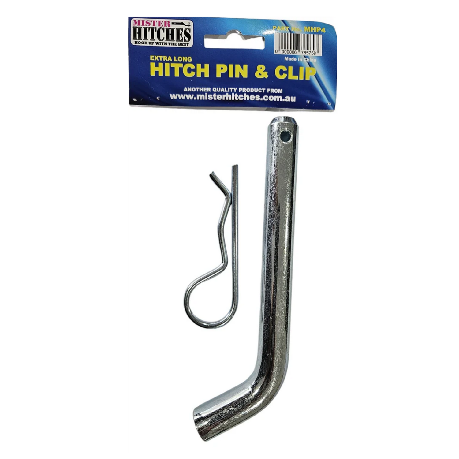 Hitch Pin & Clip Extra Long Style Mister Hitches